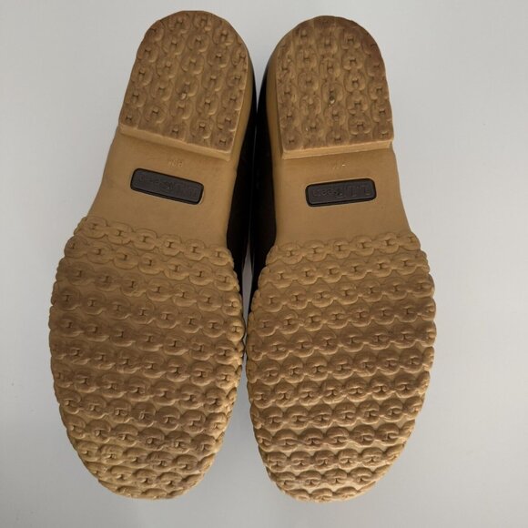 Women's L.L.Bean Rubber Moc Boots Size 10 M Tan Brown - Picture 6 of 10